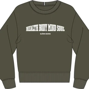 BJÖRN BORG Ace Boyfriend Crew Olive Night