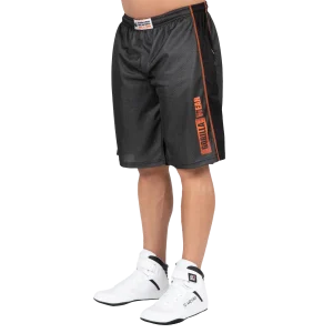 Gorilla Wear Wallace Mesh Shorts, grey/orange